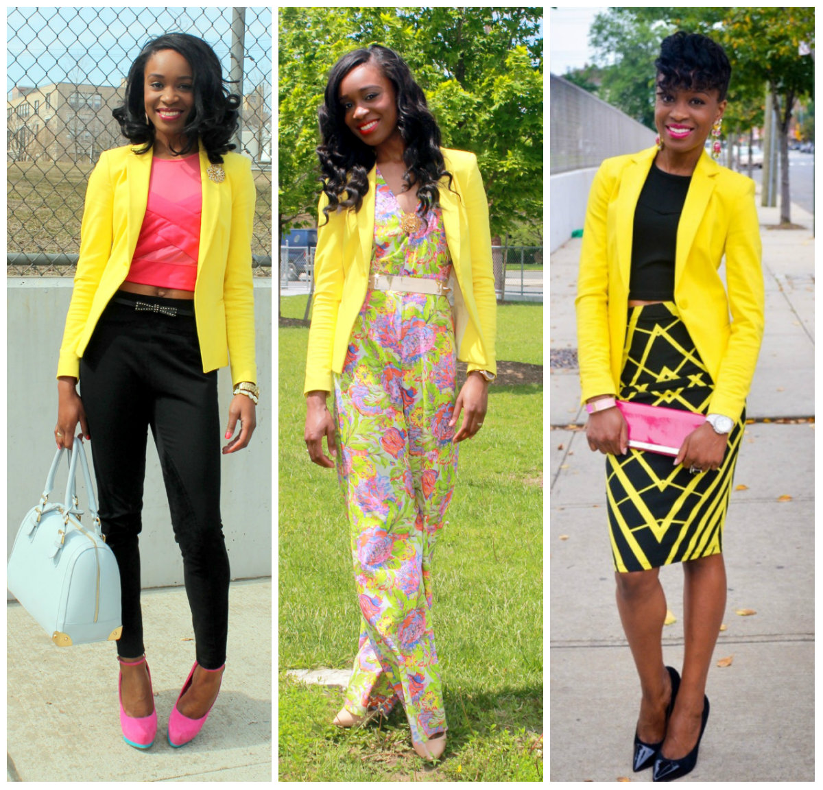 “Wardrobe remix: 1 blazer, 3 ways”