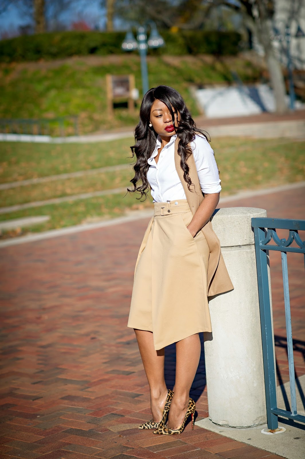 “Blogger Favorite: Zara double buckle skirt”