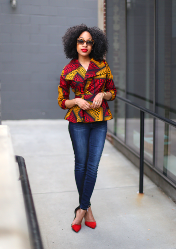 “Blogger Favorite: Yetunde Sarumi Ankara suit”