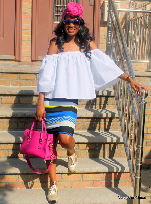 How to style an off the shoulder top – Look 3