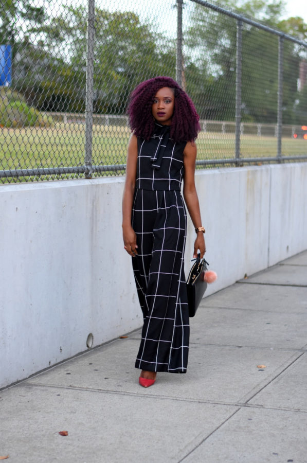 How to rock a grid jumpsuit | Tips to succeed at thinking positively