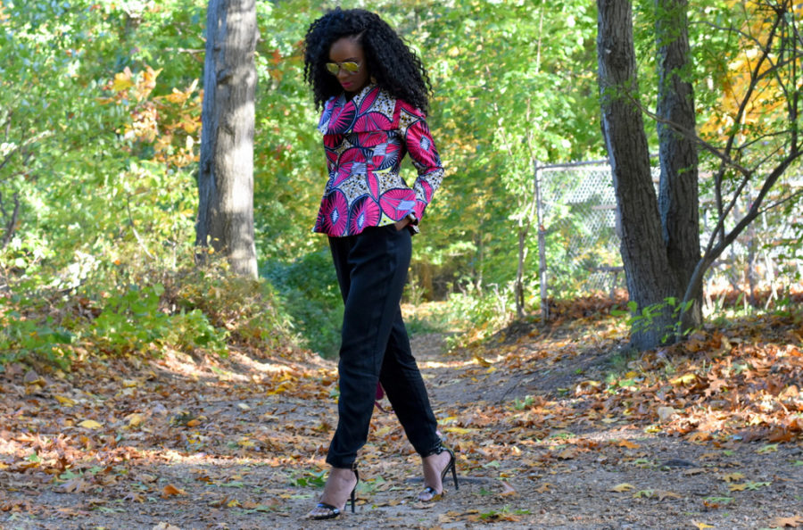 One Ankara peplum jacket you need in your life | Sharing exciting news!