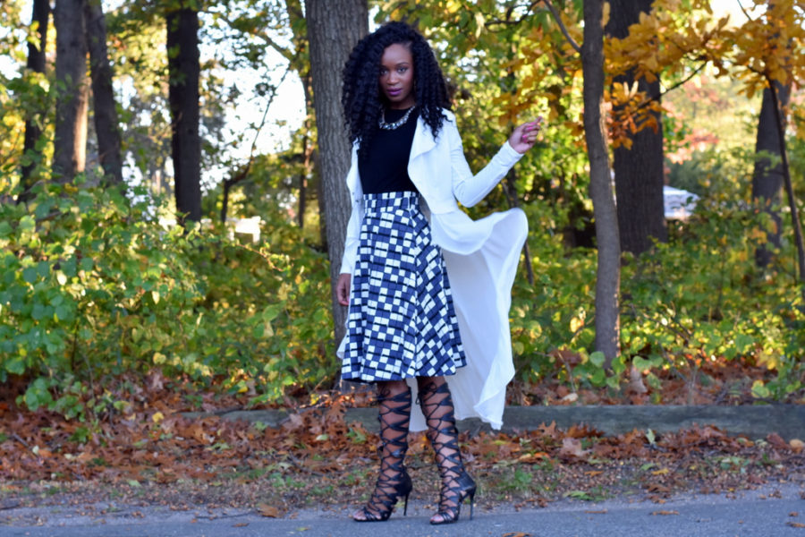 Skater skirt + Gladiator heels | What to do when life throws you lemons