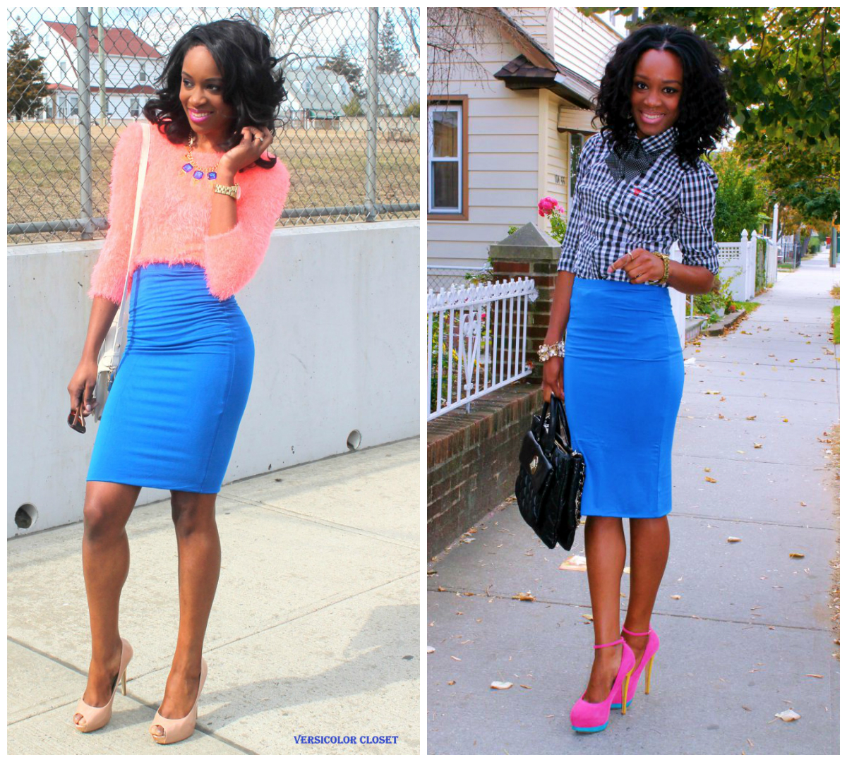 “Wardrobe remix: 1 pencil skirt, 2 ways”