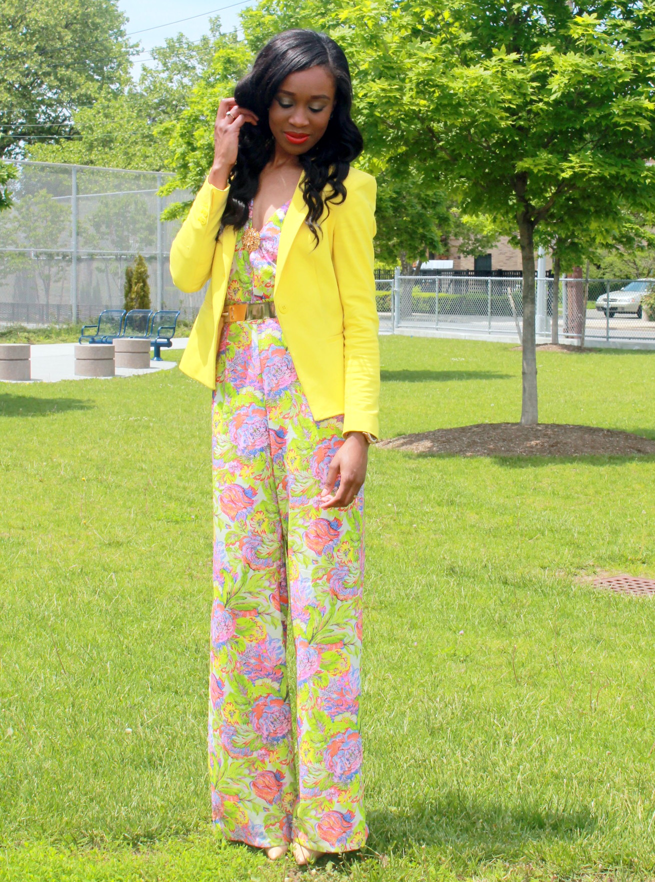 Floral jumpsuit VERSICOLOR CLOSET