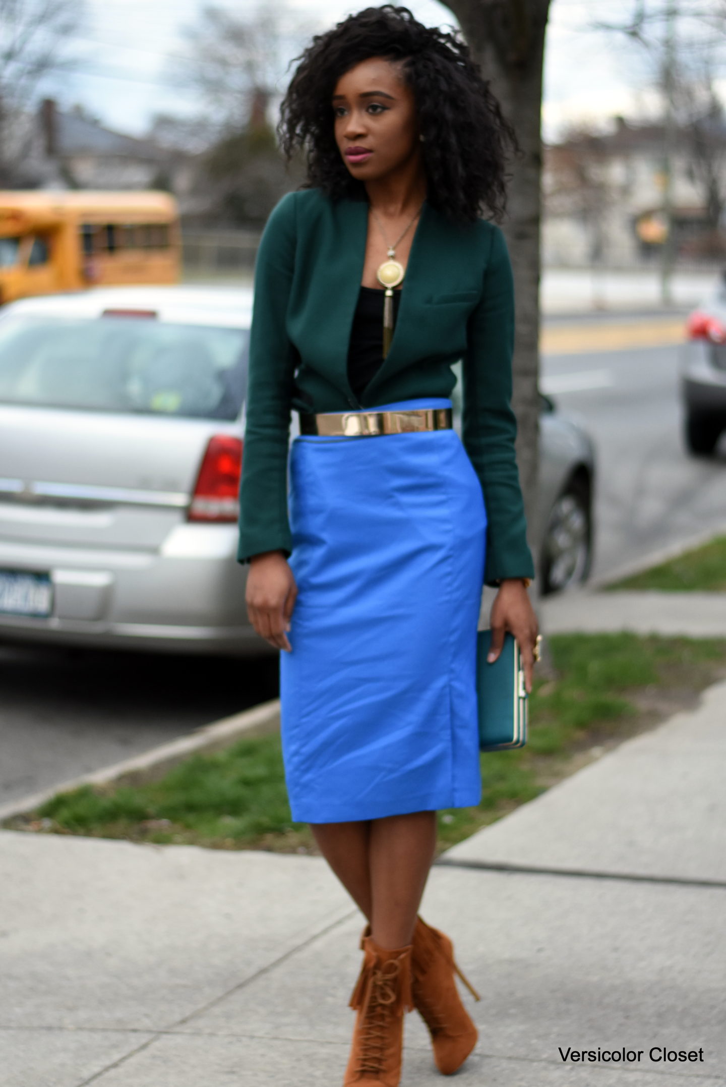Pencil skirt & fitted blazer - VERSICOLOR CLOSET