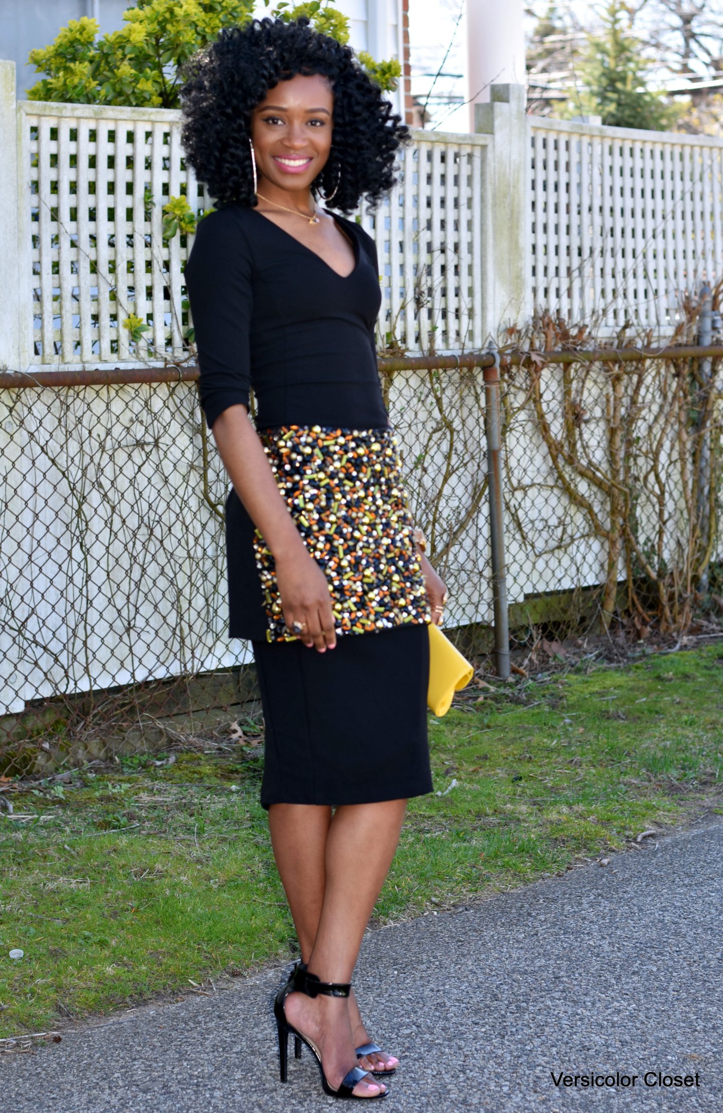 Embellished little black dress | Happy Mothers' day - VERSICOLOR CLOSET